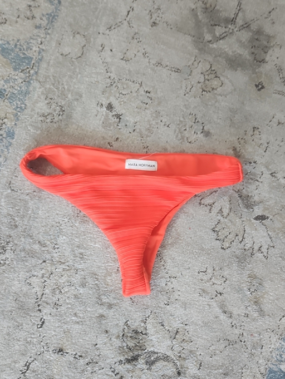 Mara Hoffman Neon Coral Bikini Bottom
